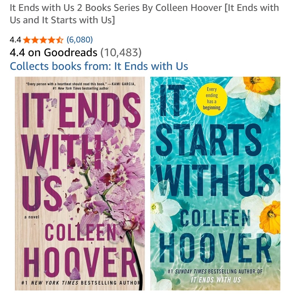 Book Set - It Ends with Us & It Starts with Us